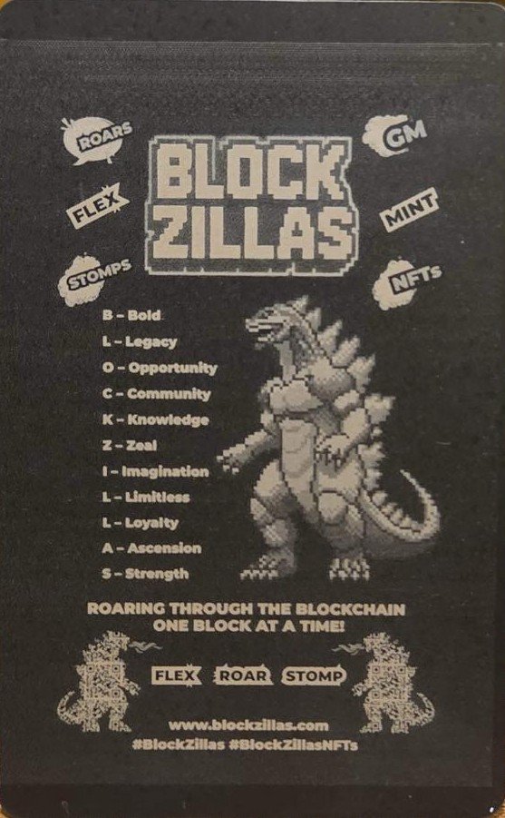 BlockZillas NFC Card